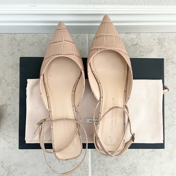 Club Monaco Ambrah point toe ankle strap pumps sandals 7 - Picture 3 of 7